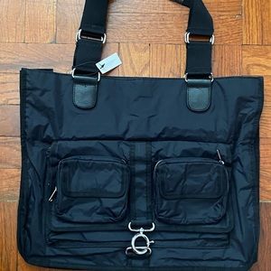 Banana Republic Tote Bag - Black Travel Nylon